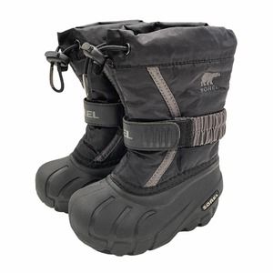 Sorel Flurry Toddler Sz. 6 Black Winter Snow Boots